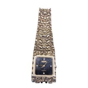 Medana quartz watch Vintage Gold Nugget style Japan Quartz